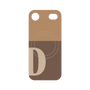 プレミアムパネル with MagSafe［ オリジナル - initial two tone - D brown ］
