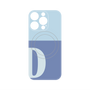 プレミアムパネル with MagSafe［ オリジナル - initial two tone - D blue ］