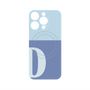 プレミアムパネル with MagSafe［ オリジナル - initial two tone - D blue ］