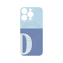 プレミアムパネル with MagSafe［ オリジナル - initial two tone - D blue ］