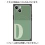 プレミアムパネル with MagSafe［ オリジナル - initial two tone - D green ］