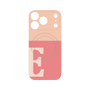 プレミアムパネル with MagSafe［ オリジナル - initial two tone - E pink ］