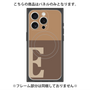 プレミアムパネル with MagSafe［ オリジナル - initial two tone - E brown ］