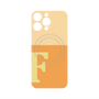 プレミアムパネル with MagSafe［ オリジナル - initial two tone - F orange ］