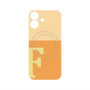 プレミアムパネル with MagSafe［ オリジナル - initial two tone - F orange ］