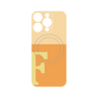 プレミアムパネル with MagSafe［ オリジナル - initial two tone - F orange ］