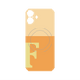 プレミアムパネル with MagSafe［ オリジナル - initial two tone - F orange ］