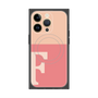プレミアムパネル with MagSafe［ オリジナル - initial two tone - F pink ］
