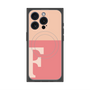プレミアムパネル with MagSafe［ オリジナル - initial two tone - F pink ］