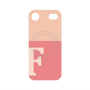 プレミアムパネル with MagSafe［ オリジナル - initial two tone - F pink ］