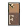 プレミアムパネル with MagSafe［ オリジナル - initial two tone - F brown ］