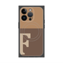 プレミアムパネル with MagSafe［ オリジナル - initial two tone - F brown ］