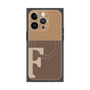 プレミアムパネル with MagSafe［ オリジナル - initial two tone - F brown ］