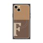 プレミアムパネル with MagSafe［ オリジナル - initial two tone - F brown ］
