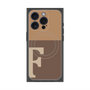 プレミアムパネル with MagSafe［ オリジナル - initial two tone - F brown ］