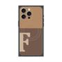 プレミアムパネル with MagSafe［ オリジナル - initial two tone - F brown ］