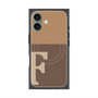 プレミアムパネル with MagSafe［ オリジナル - initial two tone - F brown ］