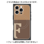 プレミアムパネル with MagSafe［ オリジナル - initial two tone - F brown ］