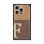 プレミアムパネル with MagSafe［ オリジナル - initial two tone - F brown ］