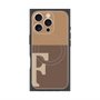 プレミアムパネル with MagSafe［ オリジナル - initial two tone - F brown ］