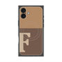 プレミアムパネル with MagSafe［ オリジナル - initial two tone - F brown ］