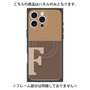 プレミアムパネル with MagSafe［ オリジナル - initial two tone - F brown ］