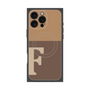 プレミアムパネル with MagSafe［ オリジナル - initial two tone - F brown ］