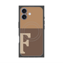 プレミアムパネル with MagSafe［ オリジナル - initial two tone - F brown ］