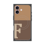 プレミアムパネル with MagSafe［ オリジナル - initial two tone - F brown ］