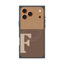 プレミアムパネル with MagSafe［ オリジナル - initial two tone - F brown ］
