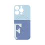 プレミアムパネル with MagSafe［ オリジナル - initial two tone - F blue ］