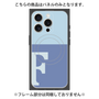 プレミアムパネル with MagSafe［ オリジナル - initial two tone - F blue ］