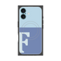 プレミアムパネル with MagSafe［ オリジナル - initial two tone - F blue ］