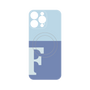 プレミアムパネル with MagSafe［ オリジナル - initial two tone - F blue ］