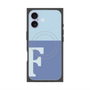 プレミアムパネル with MagSafe［ オリジナル - initial two tone - F blue ］
