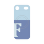 プレミアムパネル with MagSafe［ オリジナル - initial two tone - F blue ］