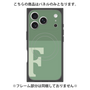 プレミアムパネル with MagSafe［ オリジナル - initial two tone - F green ］