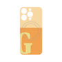 プレミアムパネル with MagSafe［ オリジナル - initial two tone - G orange ］