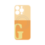 プレミアムパネル with MagSafe［ オリジナル - initial two tone - G orange ］