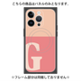 プレミアムパネル with MagSafe［ オリジナル - initial two tone - G pink ］