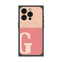 プレミアムパネル with MagSafe［ オリジナル - initial two tone - G pink ］