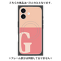 プレミアムパネル with MagSafe［ オリジナル - initial two tone - G pink ］