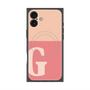 プレミアムパネル with MagSafe［ オリジナル - initial two tone - G pink ］