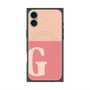 プレミアムパネル with MagSafe［ オリジナル - initial two tone - G pink ］