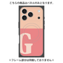 プレミアムパネル with MagSafe［ オリジナル - initial two tone - G pink ］