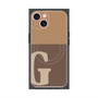 プレミアムパネル with MagSafe［ オリジナル - initial two tone - G brown ］
