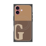 プレミアムパネル with MagSafe［ オリジナル - initial two tone - G brown ］