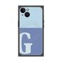 プレミアムパネル with MagSafe［ オリジナル - initial two tone - G blue ］