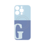 プレミアムパネル with MagSafe［ オリジナル - initial two tone - G blue ］