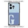 プレミアムパネル with MagSafe［ オリジナル - initial two tone - G blue ］